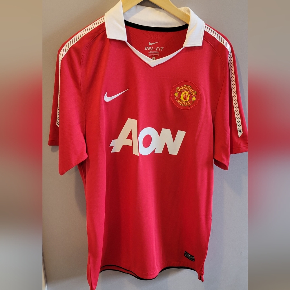 Authentic Nike Manchester United 2010-2011 Jersey Lg